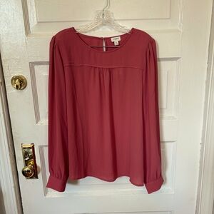Pink JCrew blouse